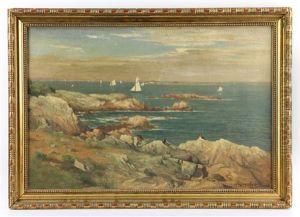 Seascape With Sailboats