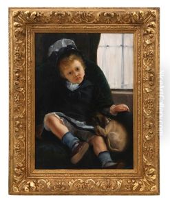 Petite Fille Au Chiot Petite Fille Au Chiot