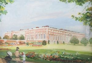 June Early Morning, Hampton Court