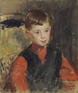 Portrait Of Leon Cyrillovitch Naryshkin Aged 6