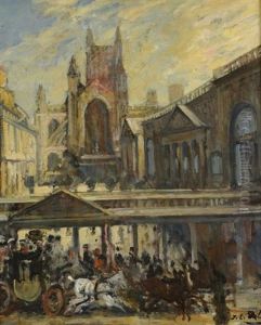 Bath - Passage Du Cortege Royal by Jacques-Emile Blanche