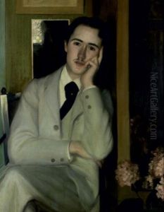 Portrait D'andre Gide Ou Andre Gide A 21 Ans by Jacques-Emile Blanche