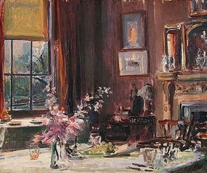 Chez Sir William Eden by Jacques-Emile Blanche
