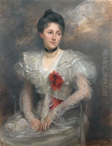 Portrait De Madame Louis Hayaux Du Tilly - view 1