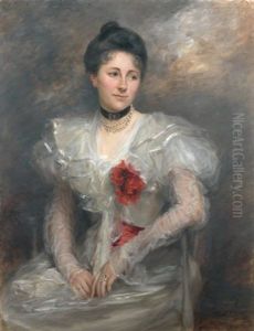 Portrait De Madame Louis Hayaux Du Tilly Portrait De Madame Louis Hayaux Du Tilly