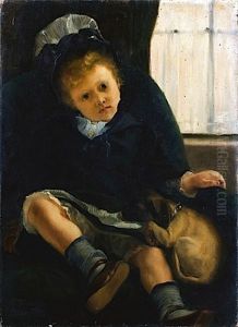Petite Fille Au Chien Petite Fille Au Chien