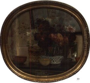 Interieur Au Bouquet De Fleurs by Jacques-Emile Blanche