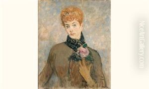 Portrait De Mrs Cornwallis West by Jacques-Emile Blanche
