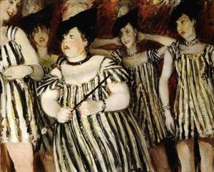 Miss Elsa Maxwell's Party Showing Lady Peel At The Right by Jacques-Emile Blanche