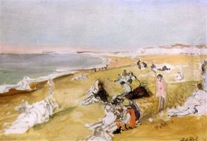 Vue De Dieppe by Jacques-Emile Blanche