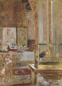 Interieur Japonais by Jacques-Emile Blanche