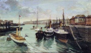 L'avant-port De Dieppe by Jacques-Emile Blanche