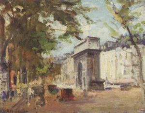 La Porte St. Martin by Jacques-Emile Blanche