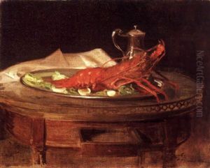 Nature Morte A La Langouste by Jacques-Emile Blanche