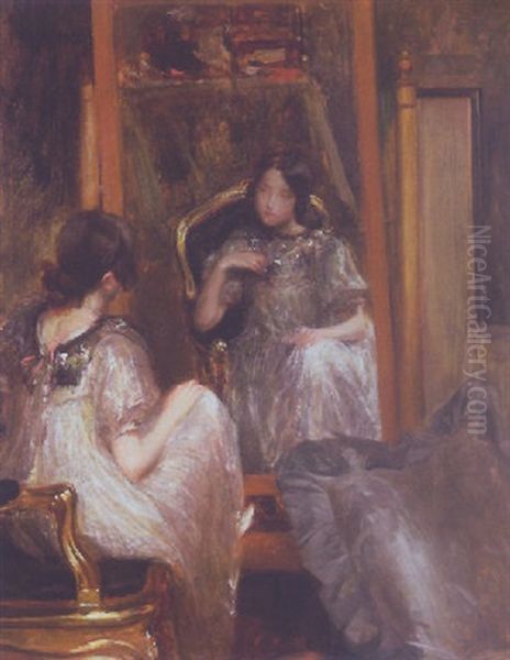 Portrait Of Desiree Manfred In The Mirror - view 1
