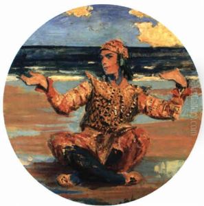 Nijinsky Devant Le Flot by Jacques-Emile Blanche