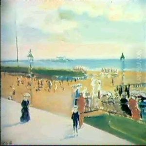 Promenade A Brighton by Jacques-Emile Blanche
