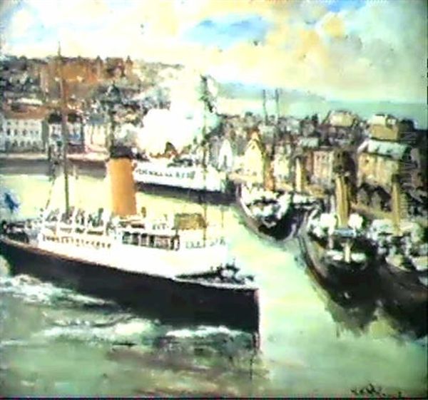 Le Port De Dieppe Avant Les Bombardements - view 1