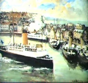 Le Port De Dieppe Avant Les Bombardements by Jacques-Emile Blanche