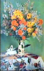 Les Bouquets De Fleurs A L'encrier