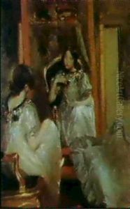 Devant Le Miroir by Jacques-Emile Blanche