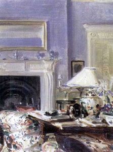 The Drawing-room, Newington House by Jacques-Emile Blanche