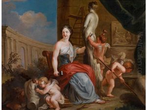 Allegorie Der Bildhauerei Und Architektur Allegorie Der Bildhauerei Und Architektur