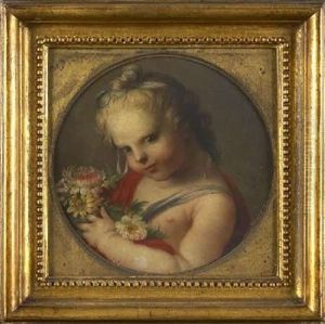 An Allegorical Figure Of Summer (+ 3 Others; Set Of 4) by Louis Gabriel Blanchet