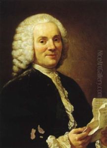 Portrait De Jean-jacques Rousseau (?) by Louis Gabriel Blanchet