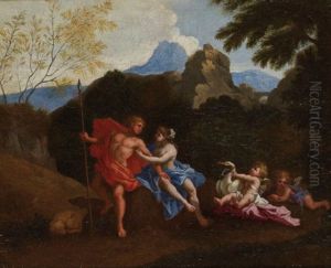Adonis Quittant Venus Pour La Chasse