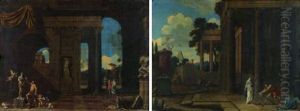 Pygmalion Et Galatee (+ Thesee Retrouve L'epee De Son Pere; Pair) by Thomas Blanchet