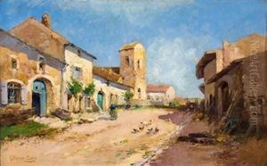 Calle De Pueblo by Jose Blanco Coris