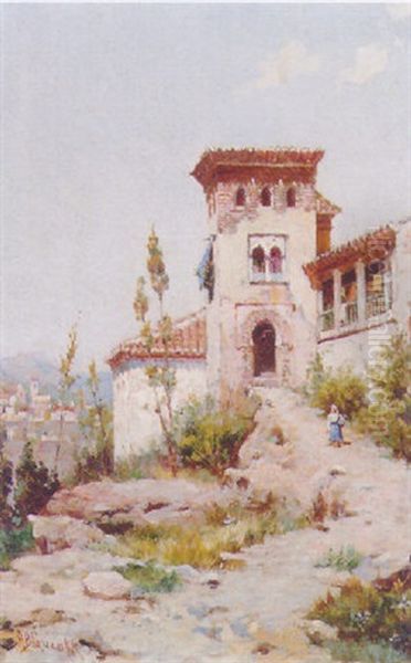 A Hilltown Near Granada - view 1