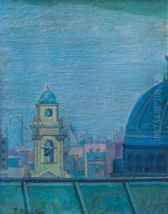Cupula Y Campanario De La Catedral by Pedro Blanes Viale