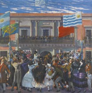 Jura De La Constitucion (study) by Pedro Blanes Viale