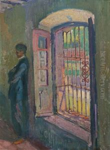 En La Ventana (boceto Para Instrucciones Del Ano Xiii) by Pedro Blanes Viale
