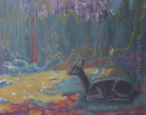 Cervatillo En El Bosque by Pedro Blanes Viale