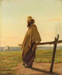 A Gaucho, At Dawn by Juan Manuel Blanes