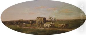 Las Carretas by Juan Manuel Blanes
