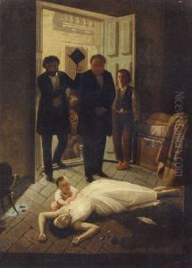 An Episode Of The Yellow Fever In Buenos Aires by Juan Manuel Blanes