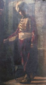 Modelo Con Uniforme by Juan Manuel Blanes