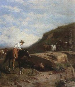 En La Sierra by Juan Manuel Blanes