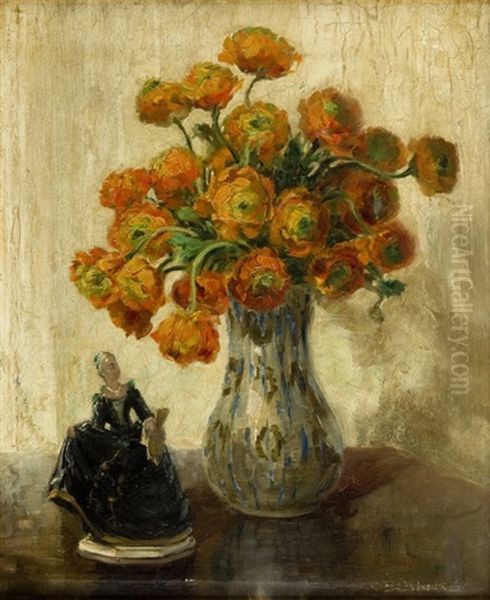 Still Life With Flowers And A Porcelain Figure - view 1