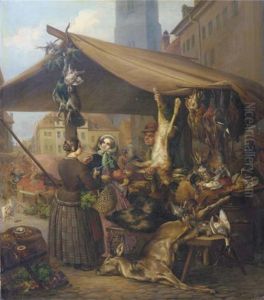 The Game Seller by Adolf Blankenburg