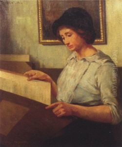 Lesende by August Blankenstein