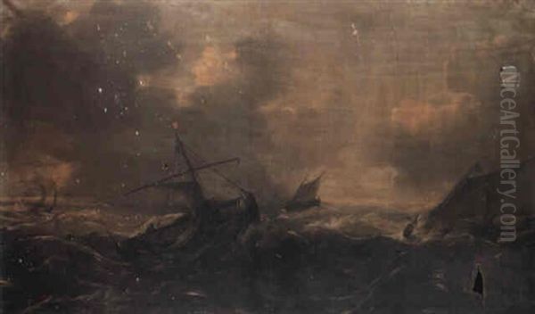 Hoeker And Smalschips In A Storm - view 1
