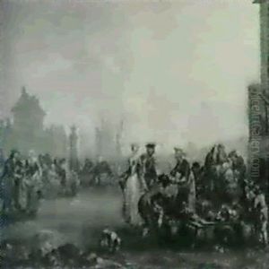 The Fruit Market by Jacques Willem Van Blarenberghe
