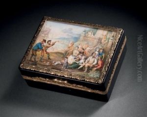Le Concert Improvise by Louis Nicolas van Blarenberghe