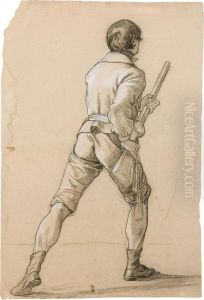 Un Homme, Vu De Dos by Jean Alaux