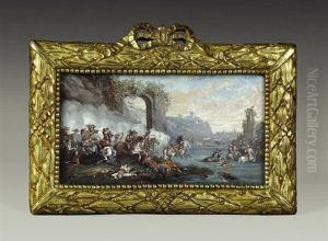 Scene De Bataille Equestre